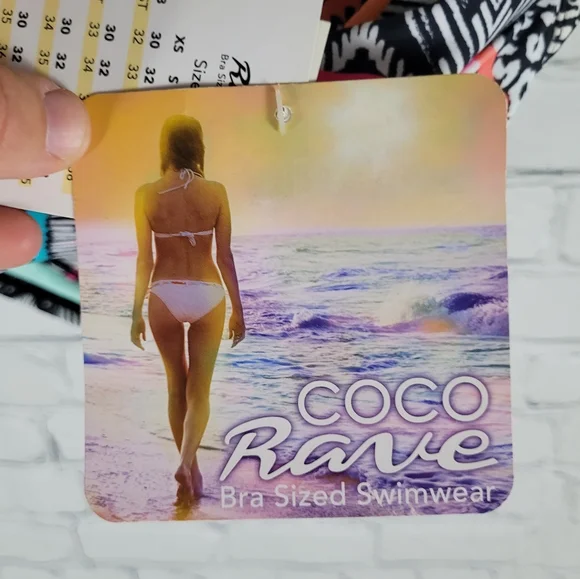 COCO RAVE | Simone halter underwire bra wrap bikini swim bathing suit top - Picture 7 of 12